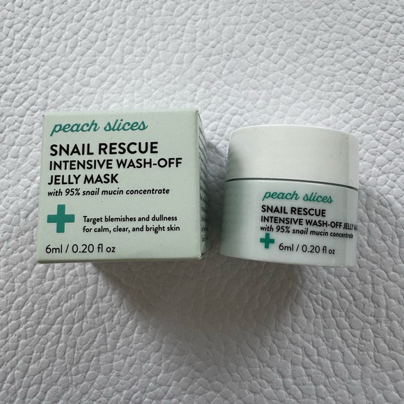 ❗️6/$25❗️Peach Slices Snail Rescue Intensive Wash-Off Jelly Mask - Picture 1 of 3
